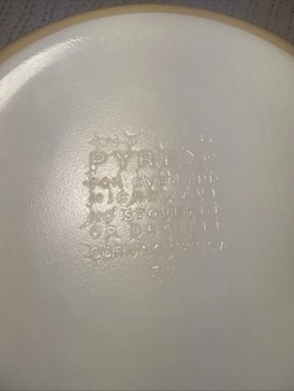Vintage Pyrex Forest Fancies Mushroom 471B 473B  1- Clear Glass Lid